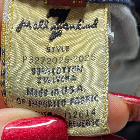 7 for All Mankind | Zippered Denim Capri’s - Picture 6 of 6